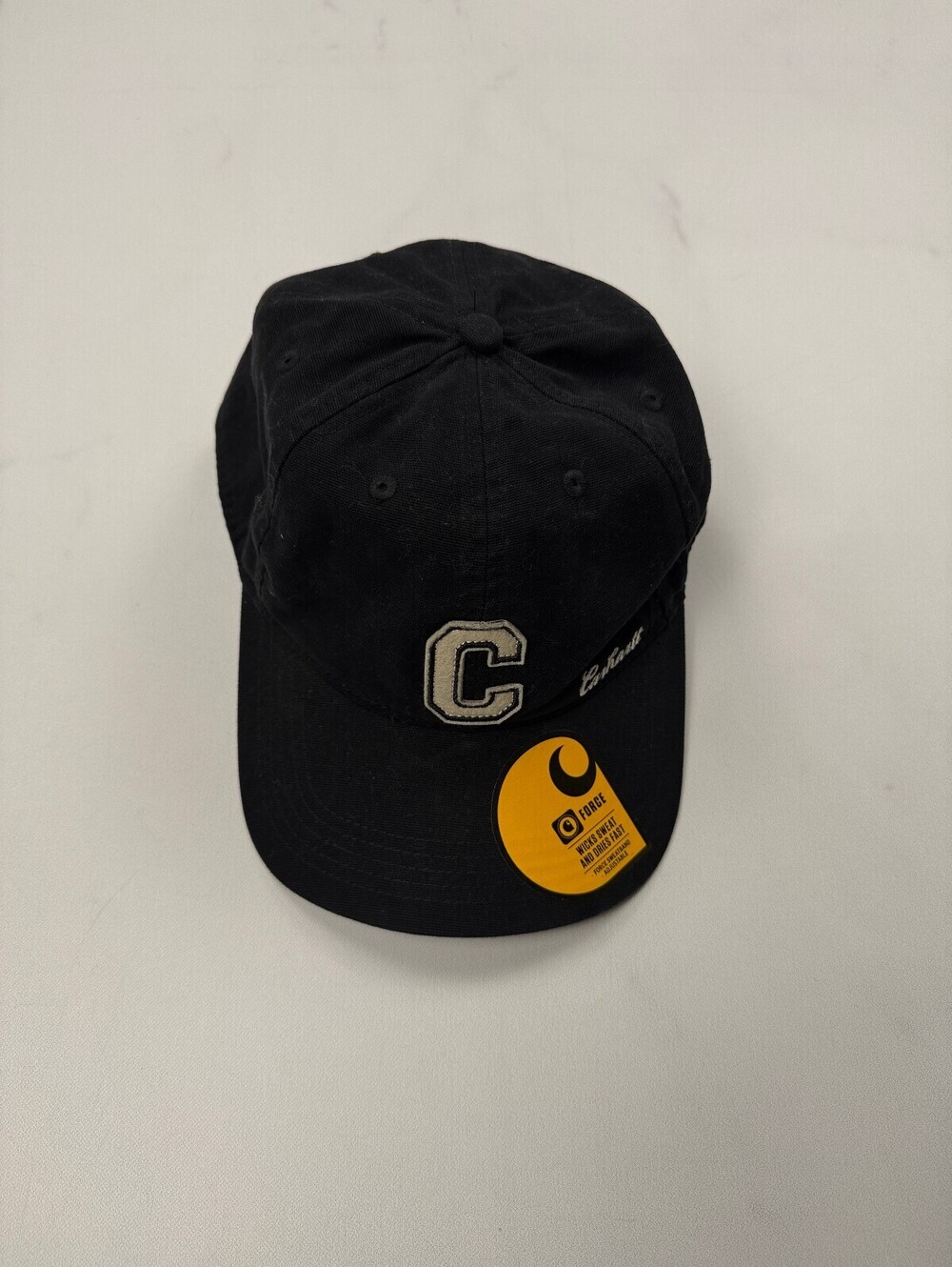 Carhartt C Baseball Cap Black Modern Collegiate - Mens One Size
